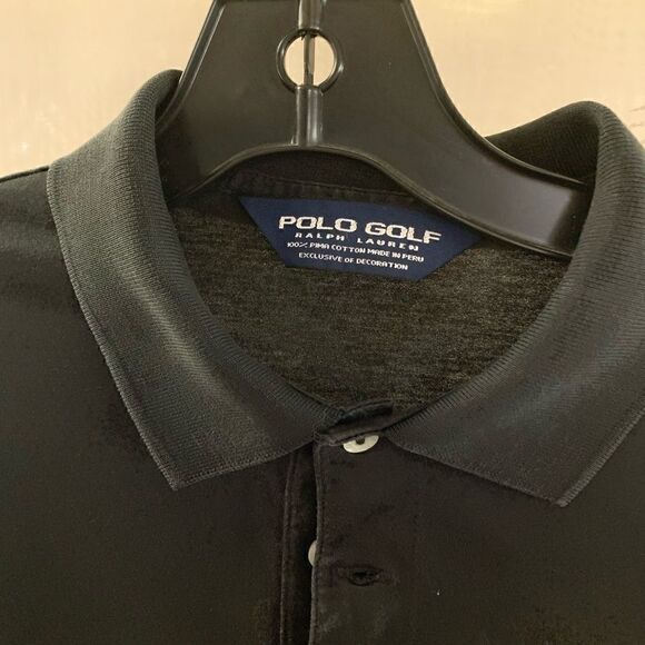 Ralph Lauren polo golf shirt medium black. - Picture 2 of 9